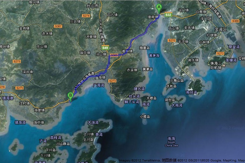 下川岛骑行路线